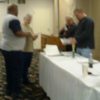 Bert receives award, 2003 tournament