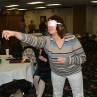 Rachel throwing, 2003 tournament